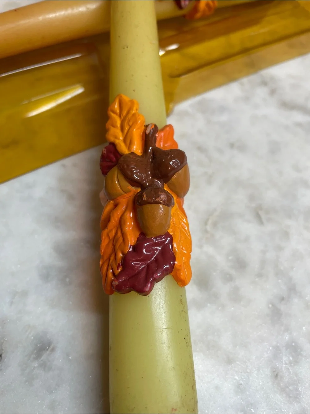 Vintage Avon 10” Taper Candles - Includes 2 Pair - Thanksgiving and Christmas